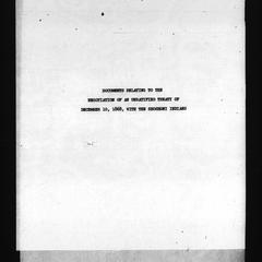 Documents relating to the negotiation of an unratified treaty of December 10, 1868, with the Shoshoni Indians