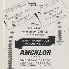 Amchlor advertisement