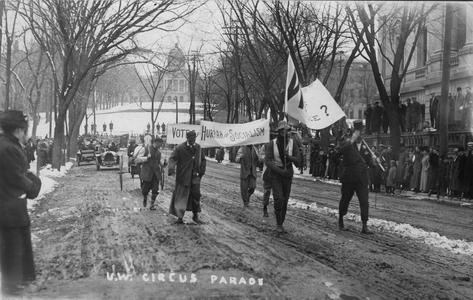 Circus Parade postcard