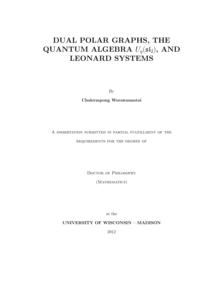 Dual polar graphs, the quantum algebra Uq(sl2), and Leonard systems