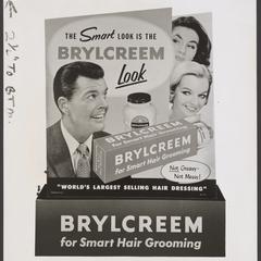 An advertisement for Brylcreem