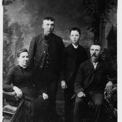 Louis LaPlant and Ida Carrier and sons