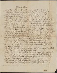 [Letter from Karl Sternberger to Jakob Sternberger, November 24, 1852]