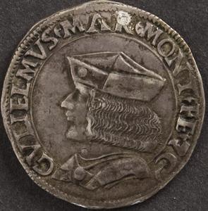Testoon of Guglielmo II, Marquis of Monferrat (1486-1494-1518)