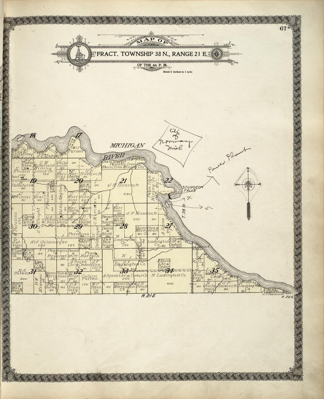 Standard Atlas Of Marinette County, Wisconsin : Including A Plat Book 