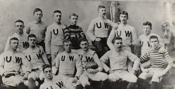 The football team, 1889