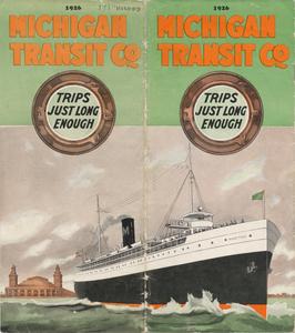 Michigan Transit Company 1926, trips just long enough