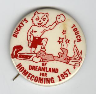 Homecoming pin, 1957