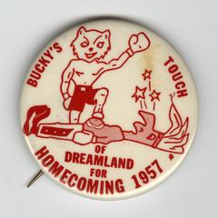 Homecoming pin, 1957