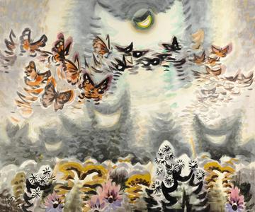 Migration of Butterflies by Moonlight