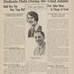 Front page of 'The Triad'