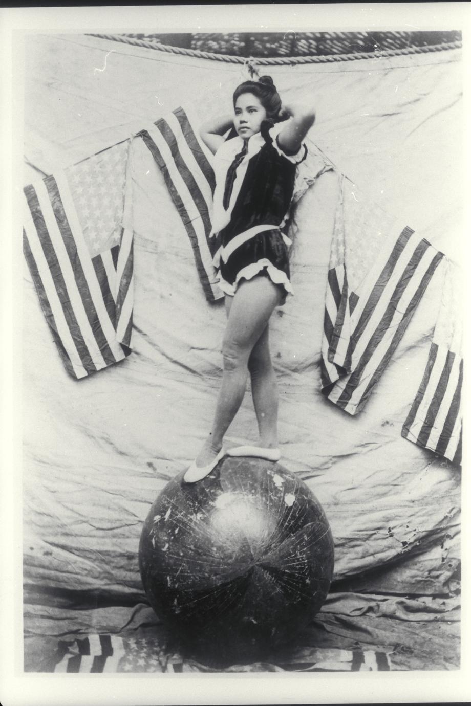 Native female circus performer, 1910-1930