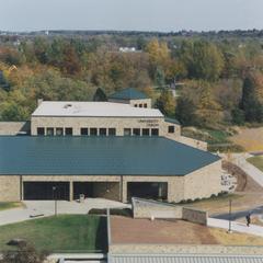 Aerial view of University Union building