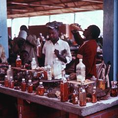 Herbalists (Ng'anga), the Traditional African Doctors in Market Place