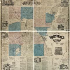 Map of Winnebago County, Wisconsin