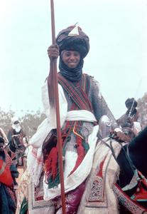 A Guard of the Emir Riding in the Big Sallah Parade