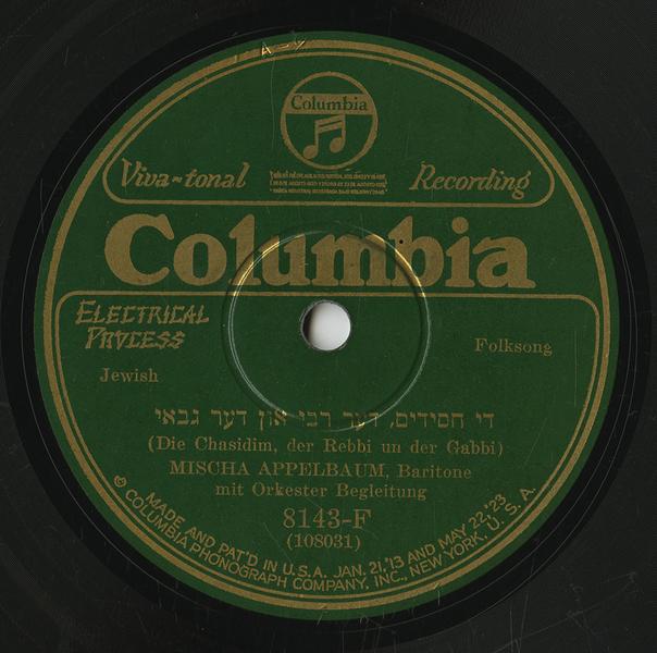 די חסידים, דער רבי און דער גבאי (1 of 2) - UWDC - UW-Madison