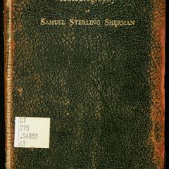 Autobiography of Samuel Sterling Sherman, 1815-1910