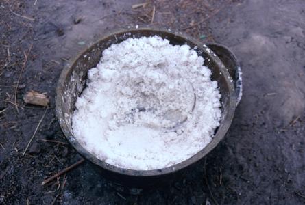 Salt Recovered from Leachate