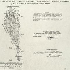 [Public Land Survey System map: Wisconsin Township 20 North, Range 13 West]