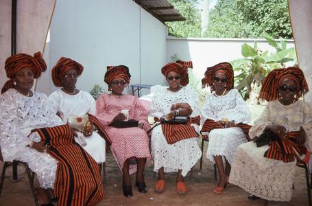 Women attending the Ifaturoti wedding