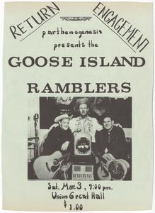 Goose Island Ramblers concert poster, 1973