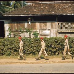 Soldiers walking