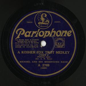 Kosher fox trot medley, Part 2 (Petticoat Lane)