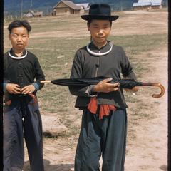 Hmong (Meo) men : one young dandy