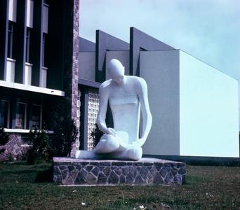 Front View of Sculpture on University of Kinshasa Campus