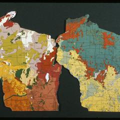 Soil and vegetation maps of Wisconsin