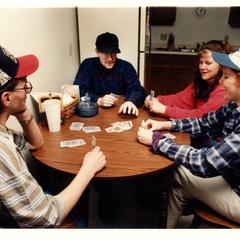 Playing cards in Campus View