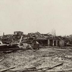 New Richmond tornado aftermath, Ruins of Nicollet Hotel, 1899