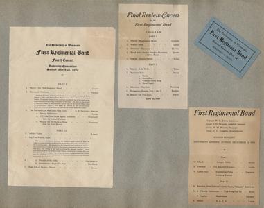 First Regimental Band programs