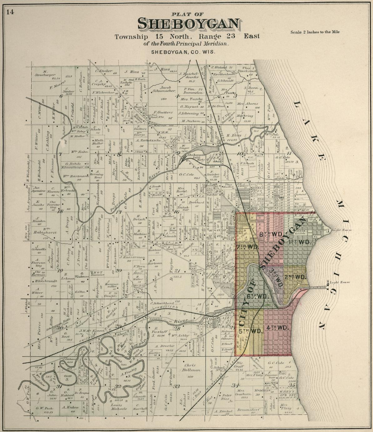 Plat book of Sheboygan County, Wisconsin Full view UWDC UWMadison Libraries