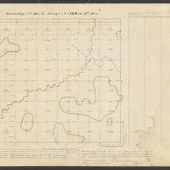 [Public Land Survey System map: Wisconsin Township 28 North, Range 18 West]