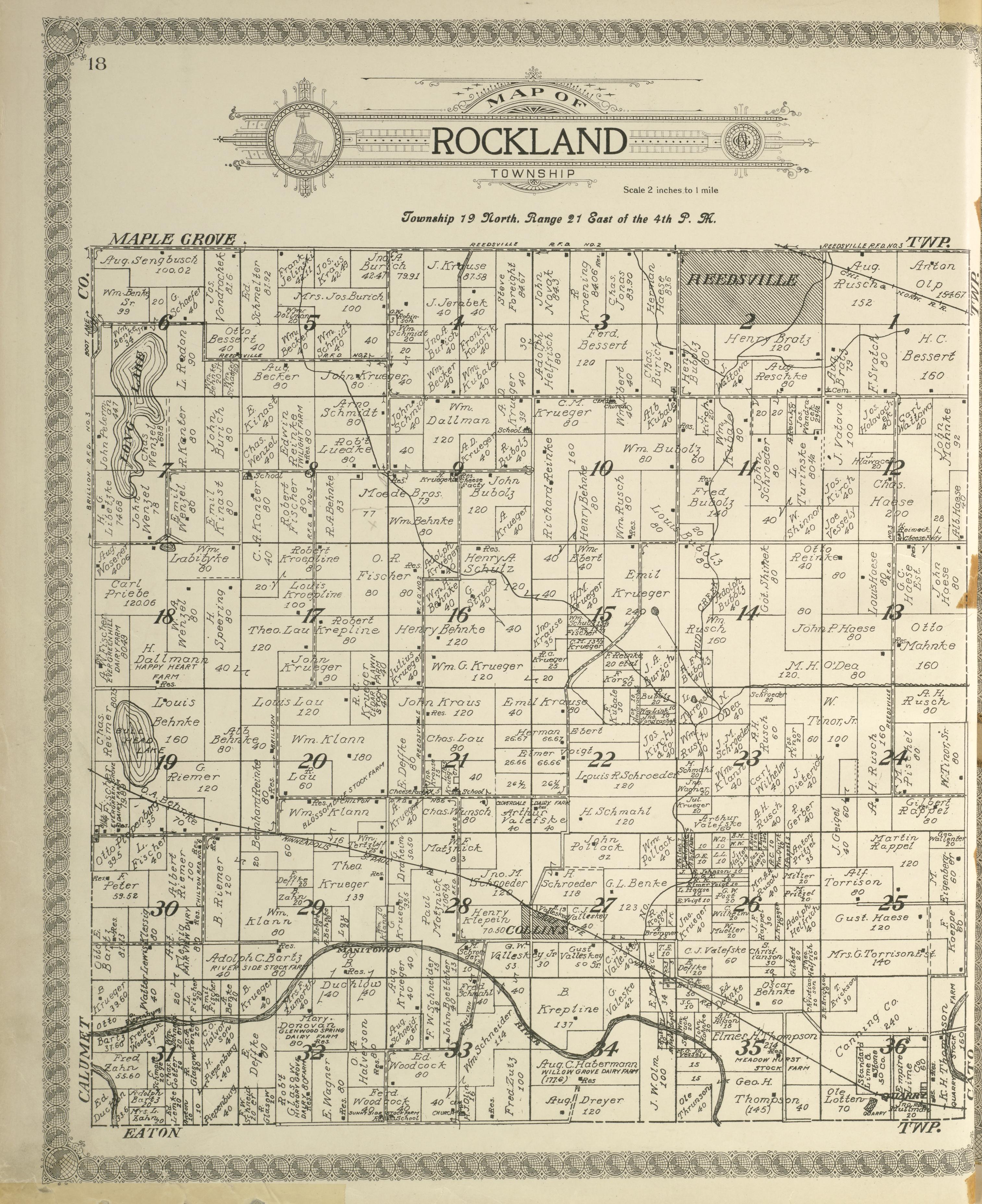 Standard Atlas Of Manitowoc County, Wisconsin - Full View - UWDC - UW ...