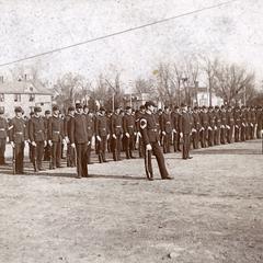 Cadets standing at attention