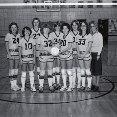 Women's volleyball team photo, University of Wisconsin--Marshfield/Wood county