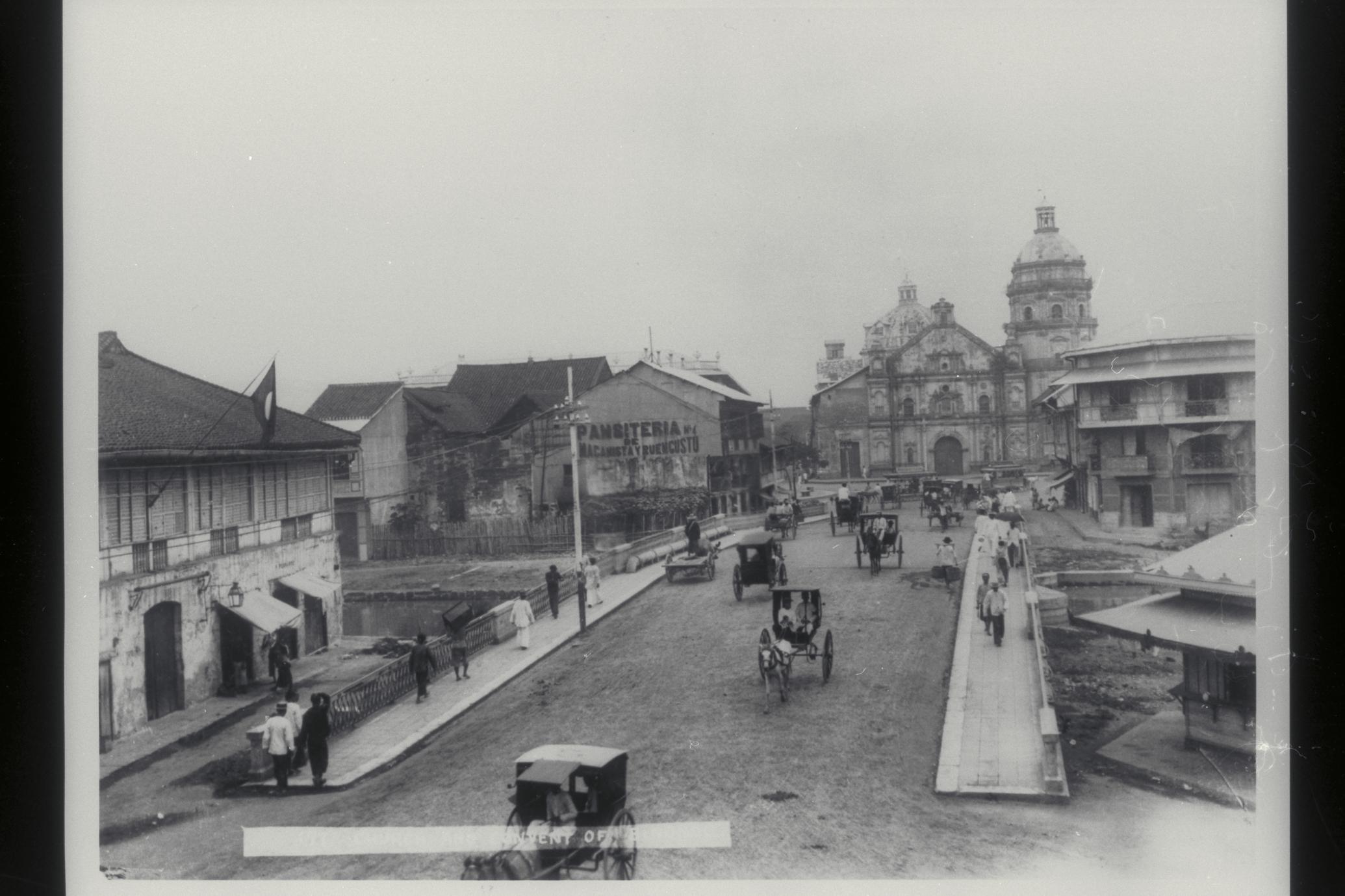 Church and convent of Binondo, Manila, 1899