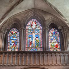 Hereford Cathedral chancel clerestory