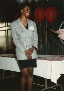 Valerie Mason receives 1990 Dean's Outstanding Achievement Award from College of Engineering