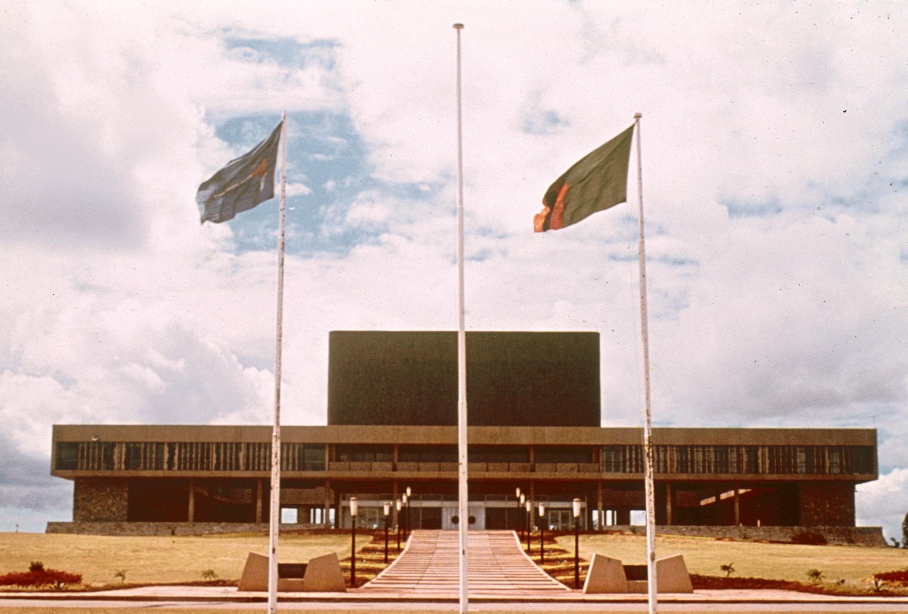 The National Assembly Building in Lusaka