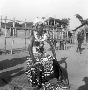 Kuba-Ngongo Chief Kalala with His Finery