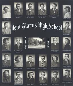 1952 New Glarus High School graduating class