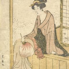 Seated Woman with Fan