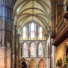 Rochester Cathedral interior northwest transept