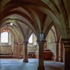 Rochester Cathedral interior crypt