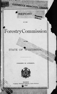 Report of the Forestry Commission of the state of Wisconsin
