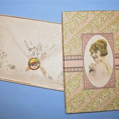 Two handkerchiefs with box